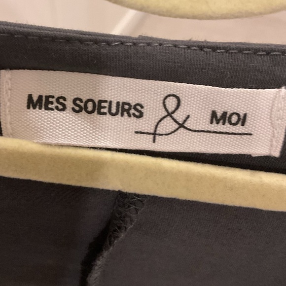 Organic Cotton Charcoal Grey one Button Short Bolero. - Picture 8 of 8